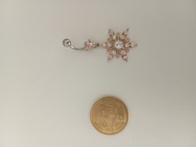 Piercing ombligo | Estrella brillante