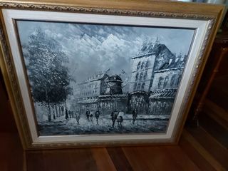 Cuadro París - Óleo sobre lienzo.