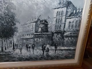 Cuadro París - Óleo sobre lienzo.