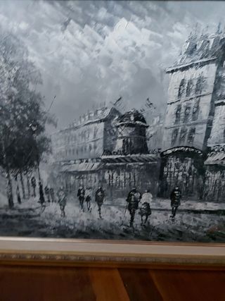 Cuadro París - Óleo sobre lienzo.