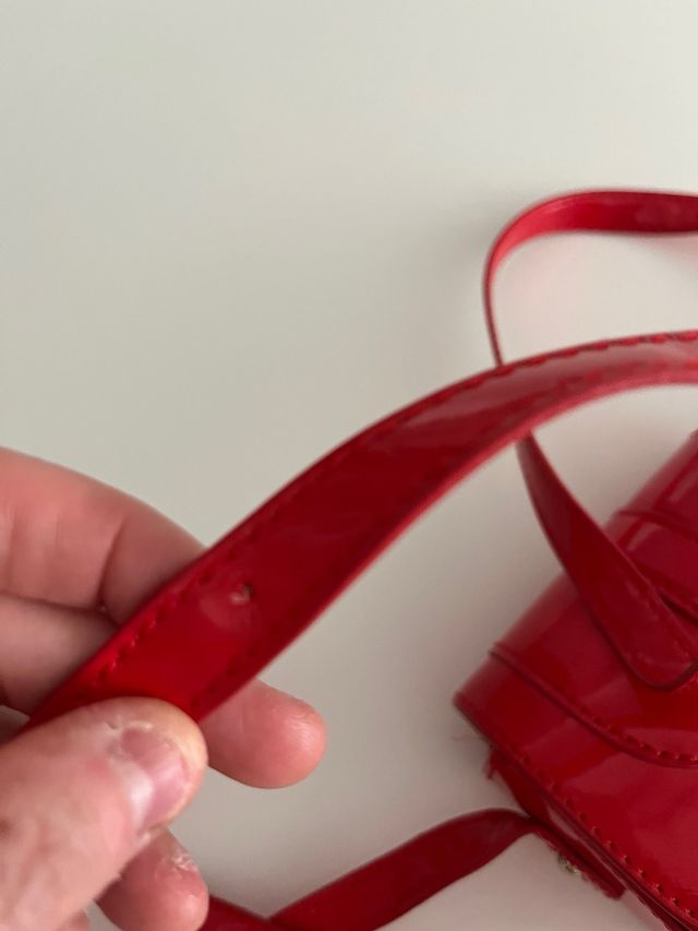 Mini borsa Zara rossa
