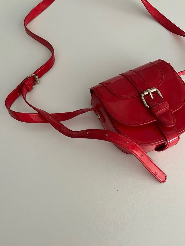 Mini borsa Zara rossa