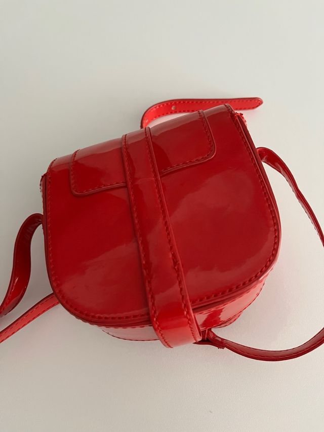Mini borsa Zara rossa