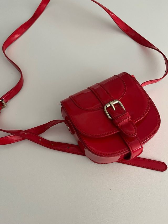 Mini borsa Zara rossa