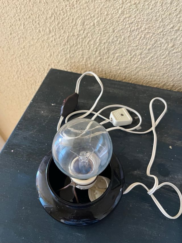 lámparas art déco opalina muy antigua