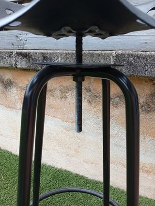 Taburete industrial vintage