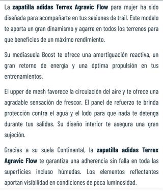 Zapatillas adidas Terrex Agravic Flow W - 38