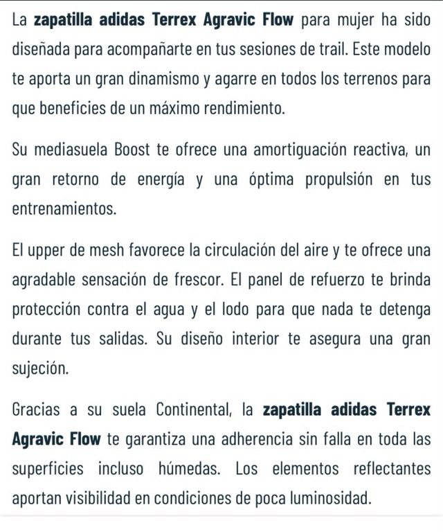 Zapatillas adidas Terrex Agravic Flow W - 38