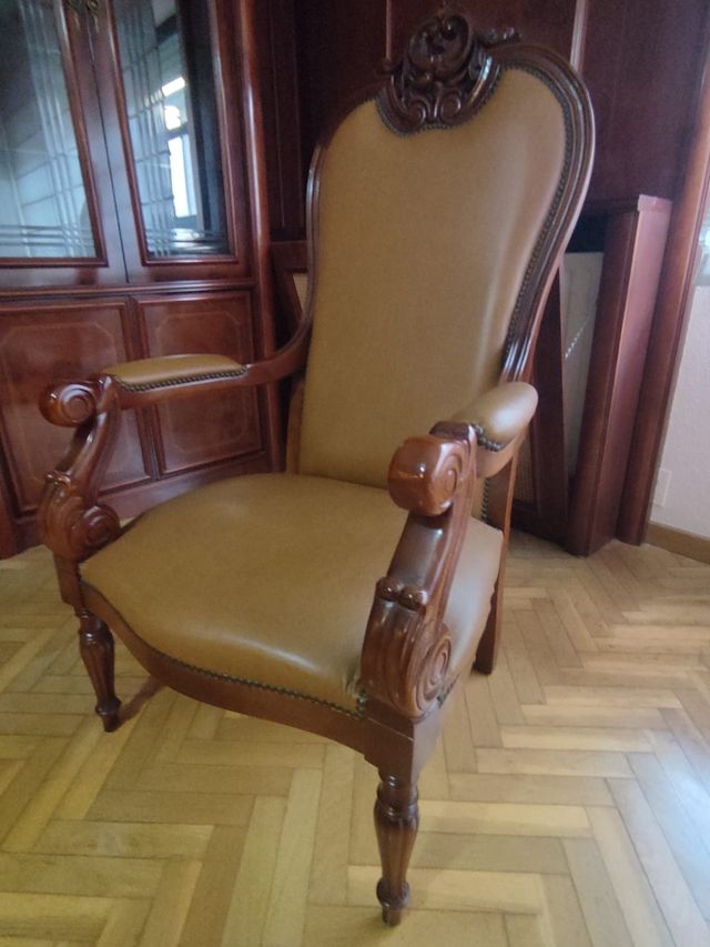 Sillón vintage de cuero