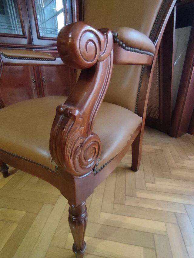 Sillón vintage de cuero