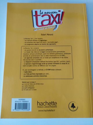 LIBRO DE FRANCÉS B1. LE NOVEAU TAXI 3. COLOR