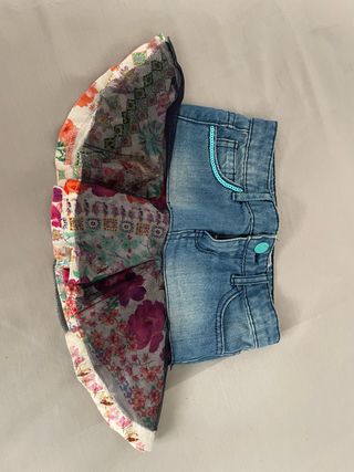 Falda vaquera Desigual niña 5-6 años