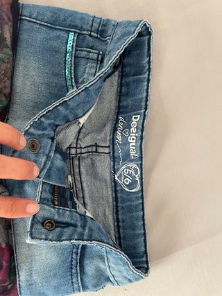 Falda vaquera Desigual niña 5-6 años