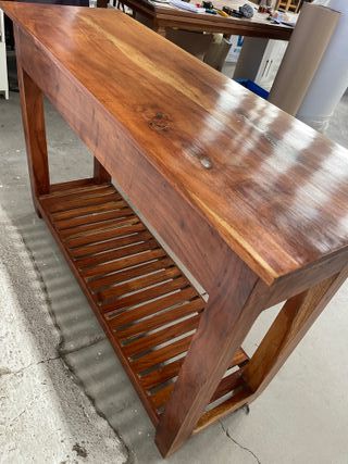 Tavolo consolle in legno - 3 cassetti