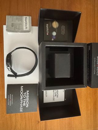 Omega Swatch Moonphase « Snoopy Black » 