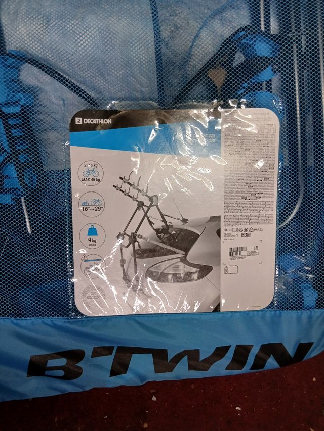 Portabicicletas portón trasero 3 bicicletas