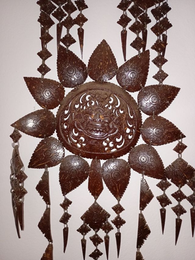 Colgante artesanal coco Indonesia