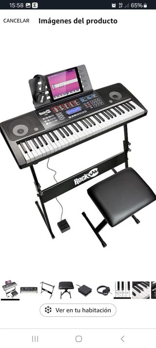 RockJam Kit Piano Digital 61 teclas