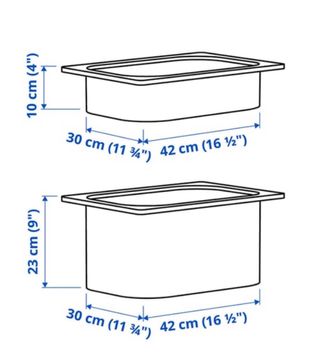 Almacenaje IKEA TROFAST con CESTAS