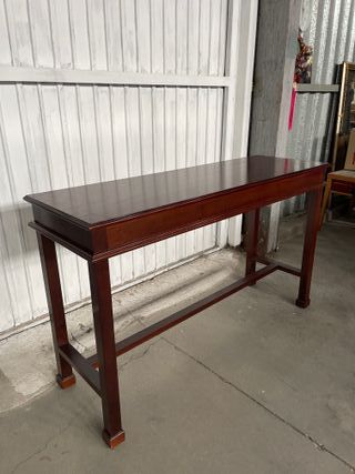 Mesa consola madera - marrón RESTAURADO