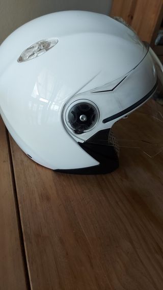 Casco abierto Airoh para niño. Blanco, XS
