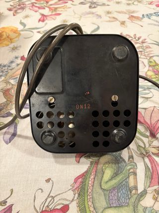 Telefono vintage in bachelite con rotella anni 50