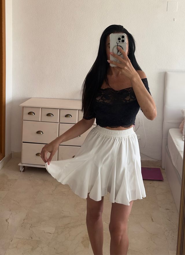 Gonna bianca XS-S - Gonna corta