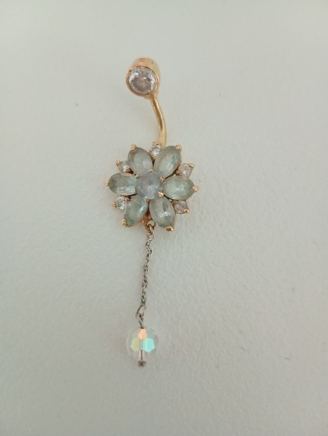 Piercing ombligo | Joyería floral