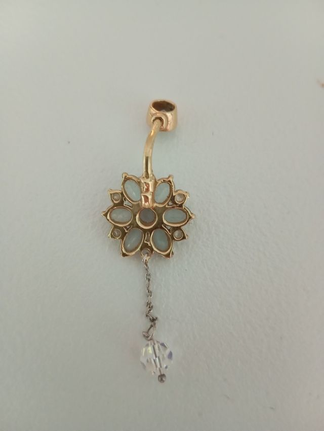 Piercing ombligo | Joyería floral