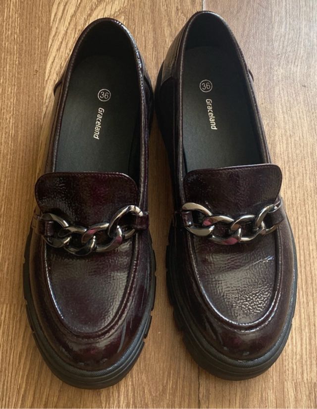 Zapatos Graceland Burdeo- Talla 36