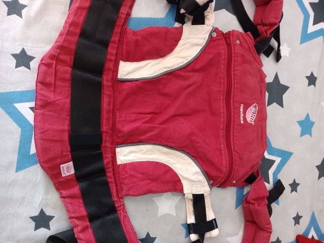 Manduca portabebés rojo