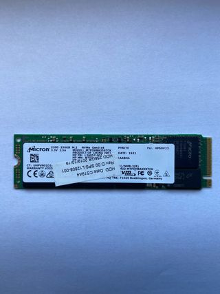 SSD Micron 256GB NVMe Gen3x4