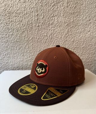 Gorra New Era 59 FIFTY Chicago Cubs Marron Unisex 