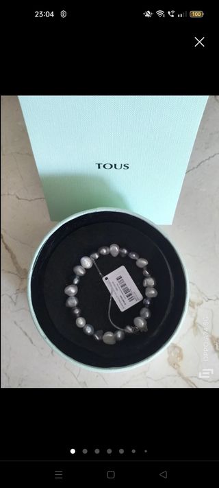 ULTIMO PRECIO Pulsera TOUS PERLAS CULTIVADAS PLATA