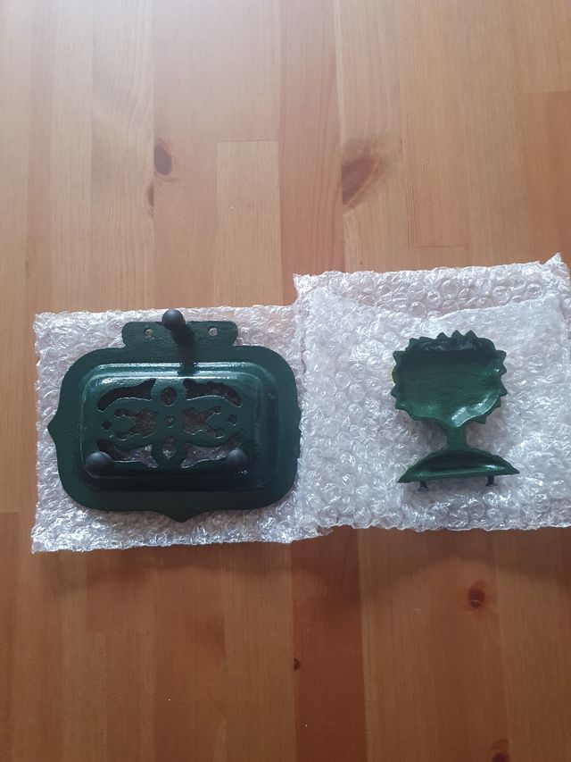 Jabonera vintage metal