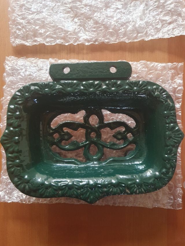 Jabonera vintage metal