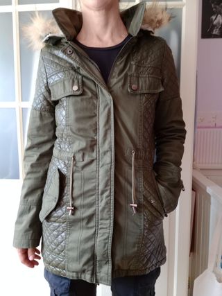 Abrigo militar verde oliva