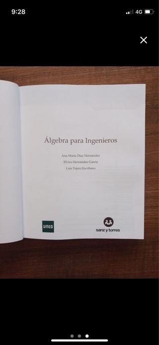 Álgebra para ingenieros