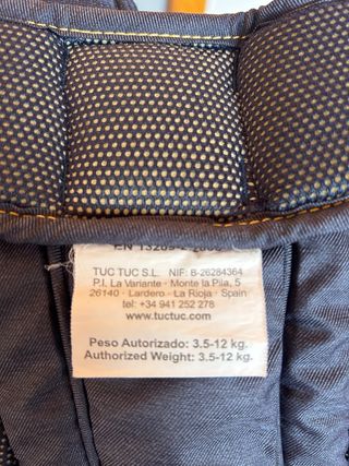 Portabebés Tuctuc 3-12kg