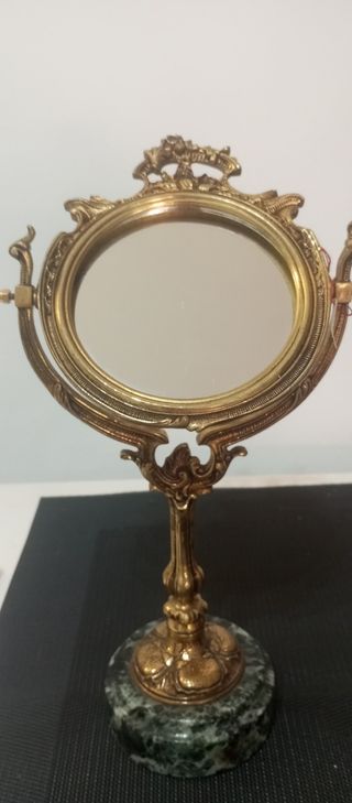Espejo tocador antiguo dorado