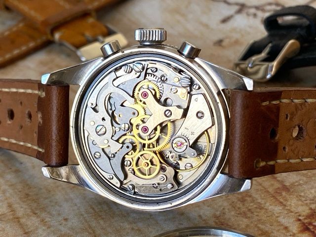 Reloj YEMA RALLYGRAF Chronograph, Valjoux 7730 60s