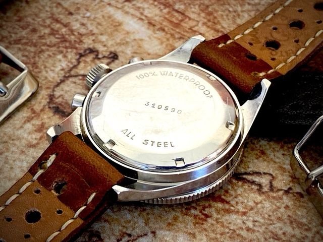 Reloj YEMA RALLYGRAF Chronograph, Valjoux 7730 60s