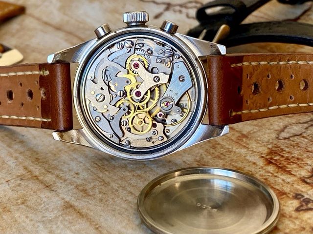 Reloj YEMA RALLYGRAF Chronograph, Valjoux 7730 60s