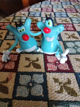2 Pupazzi Oggy - Oggy e i suoi amici
