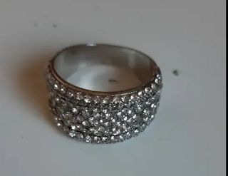 Anillo Plata Mujer - Cristales