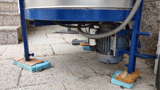 Extractor miel acero inoxidable 12 cuadros