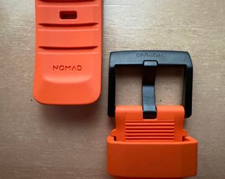 Apple Watch X Nomad 49mm. Rugged Band ULTRA Orange