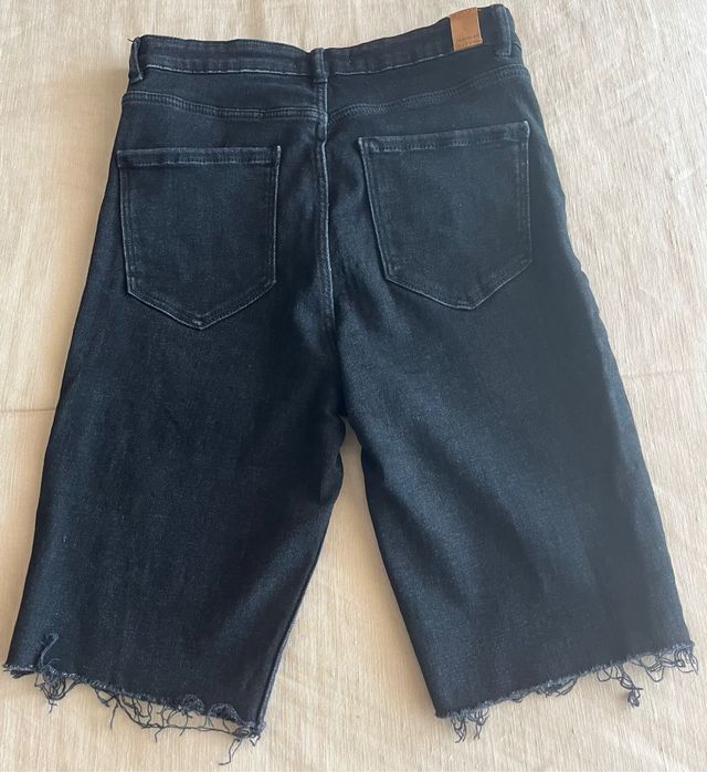 Shorts vaqueros negros