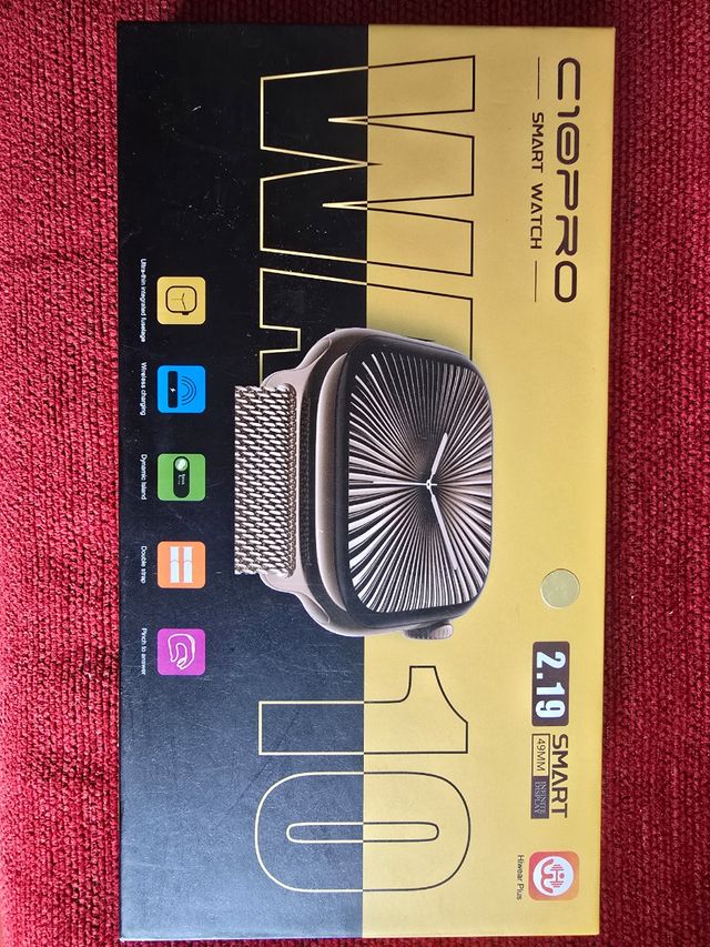 Smartwatch C10Pro W10 - Dourado