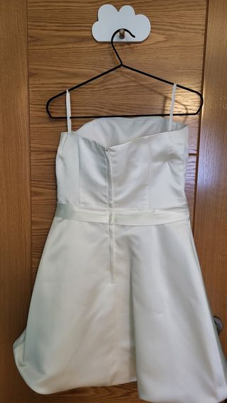 Vestido novia civil blanco